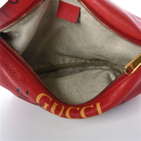 Gucci Grained Calfskin Coco Capitan Logo Belt Bag Hibiscus 